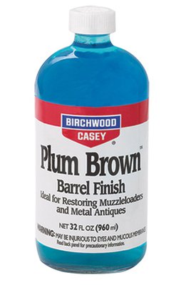 Birchwood Casey Plum Brown 5oz Glass Bottle